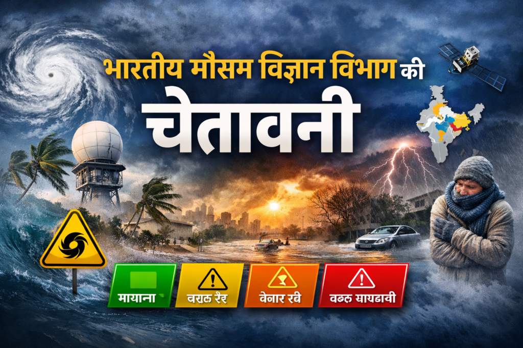 भारतीय मौसम विज्ञान विभाग की चेतावनी: