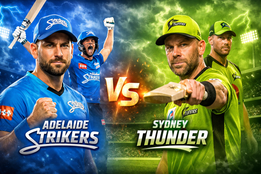 Adelaide Strikers vs Sydney Thunder