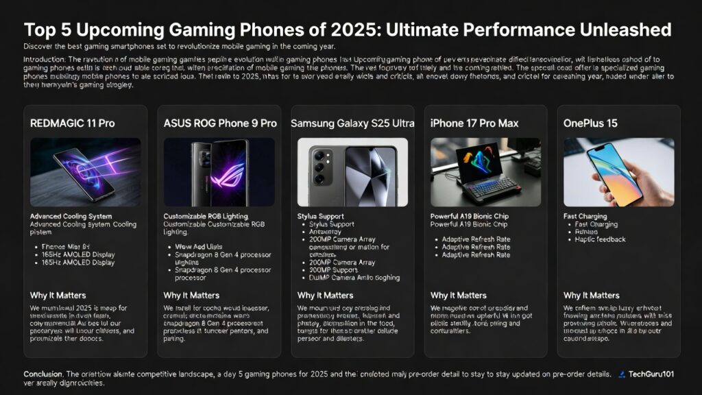 Top 5 Best Gaming Phones in 2026: