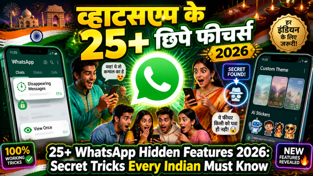 25+ WhatsApp Hidden Features 2026: Secret Tricks Every Indian Must Know