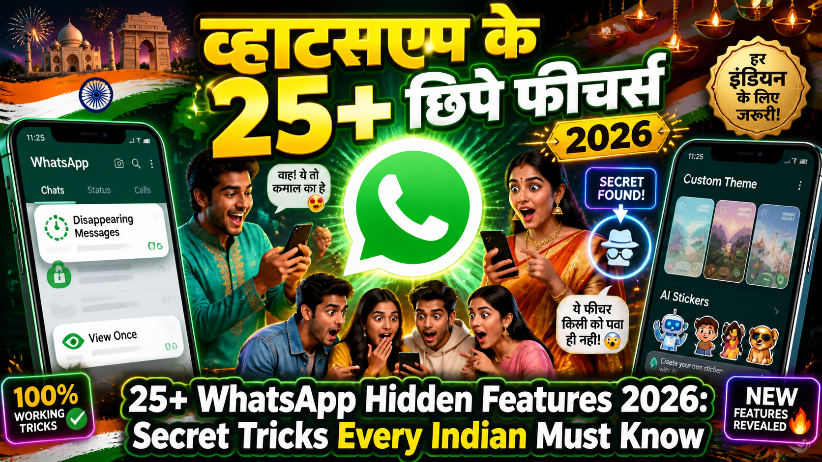 25+ WhatsApp Hidden Features 2026: Secret Tricks Every Indian Must Know